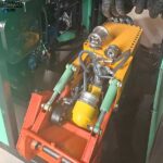 Compact 450mm oil tank cleaning robot for confined spaces