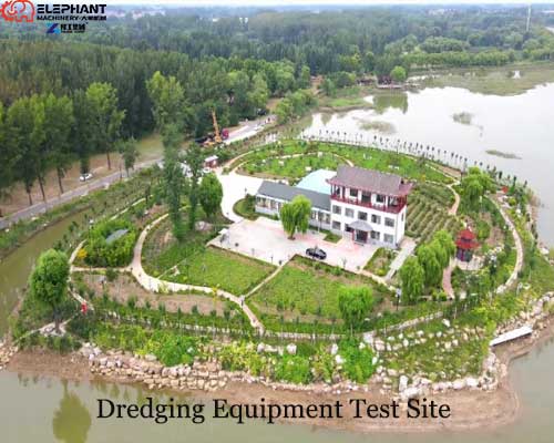 dredging equipment test site