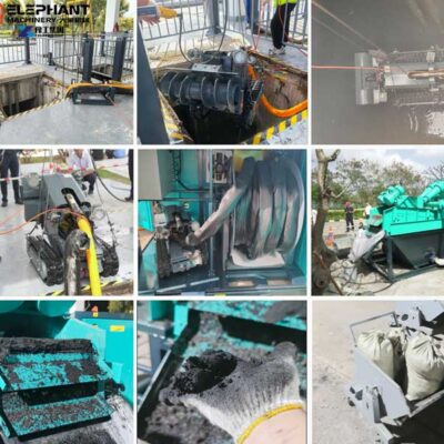municipal water dredging robot