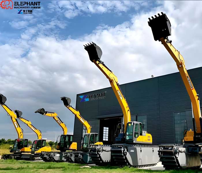 amphibious dredging excavator equipment
