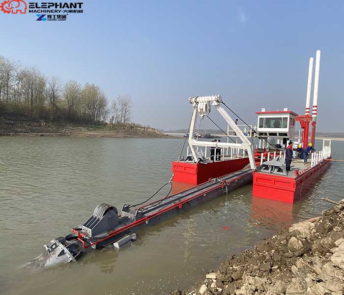 cutter suction dredger for sand dredging project