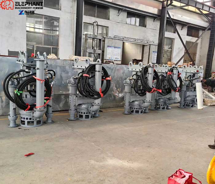 excavator dredge pump attachment