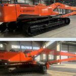 Long Reach Excavator for River, Lake and Canal Dredging Projects excavator with extended arm for dredging