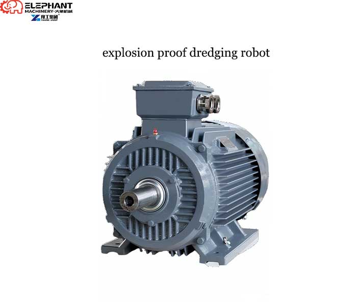explosion proof dredging robot for hazardous wastewater environments