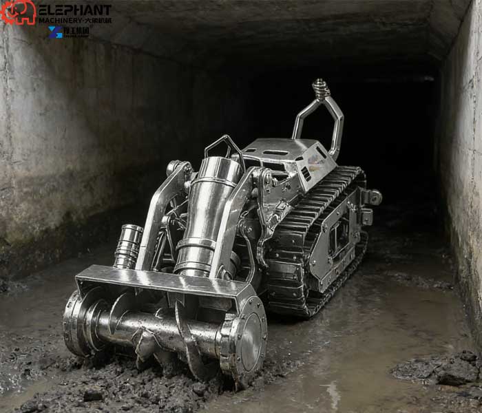 intelligent dredging robot remote operation