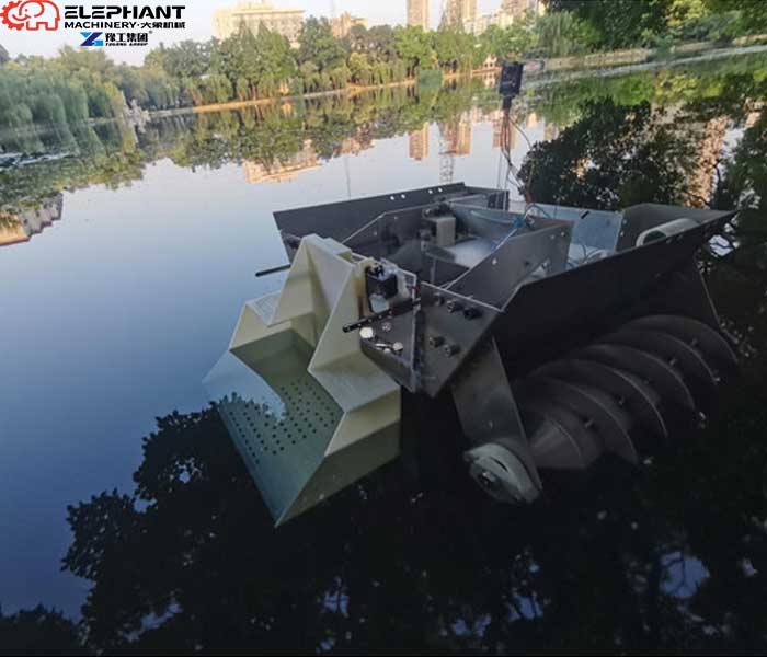 lake sediment removal robot Europe