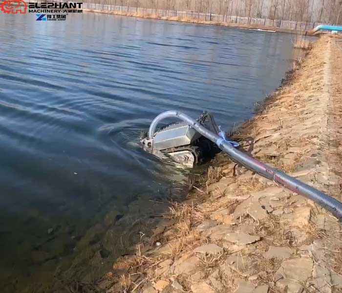 lake sludge removal robot Ireland