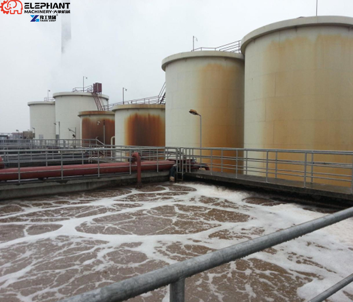 paper industry wastewater sludge removal system