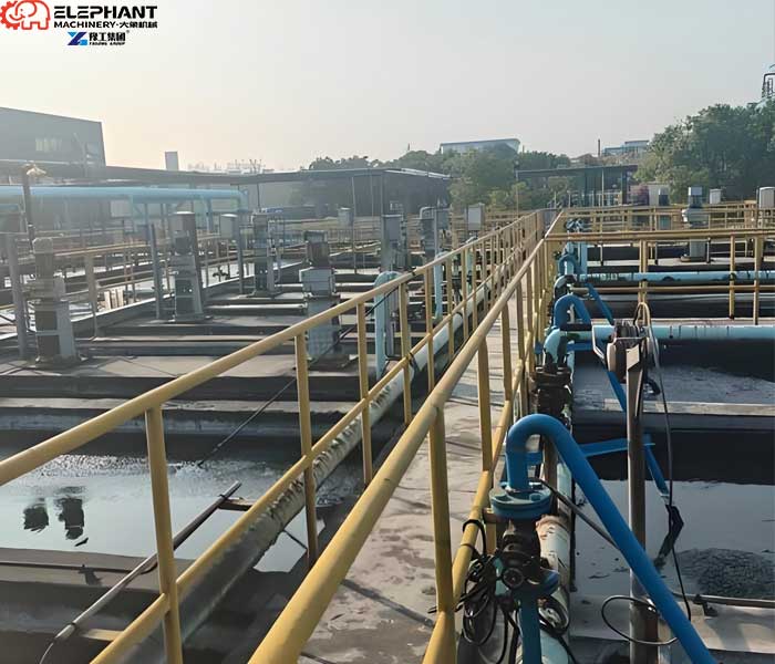 sewage treatment plant robot for chemical wastewater processing