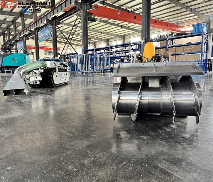 sludge capacity affecting dredging robot price
