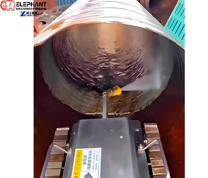 sludge removal sewer pipe cleaning robot