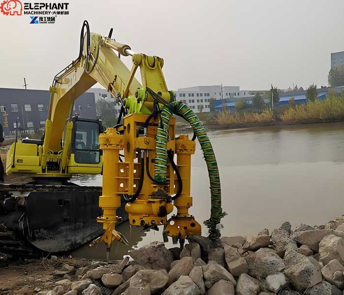 submersible dredge pump for excavator