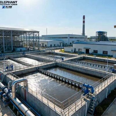 wastewater treatment plant sludge removal system