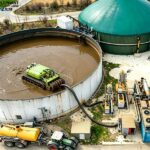 Biogas plant sludge removal project in Denmark using anaerobic digester cleaning robot