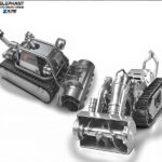 crawler robot for biogas tank sludge cleaning