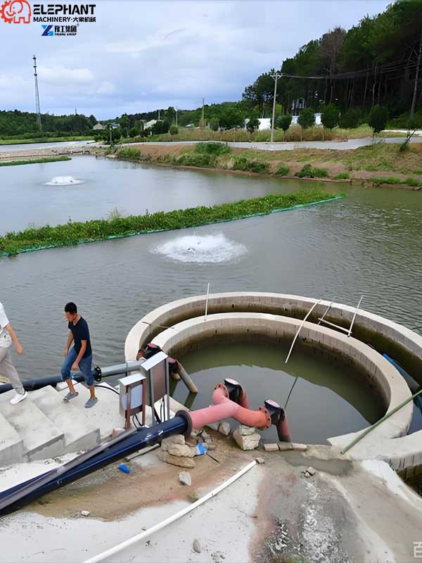 fish pond sludge removal using controlled dredging system