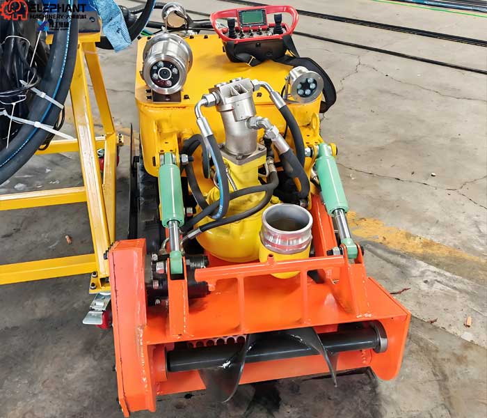 industrial tank cleaning robot for biogas and wastewater sludge removal
