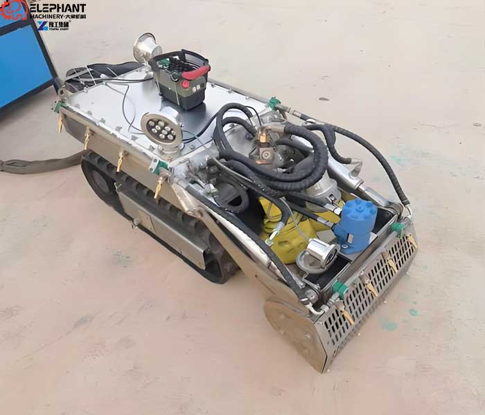 robotic sludge removal solution for anaerobic digestion residue cleaning