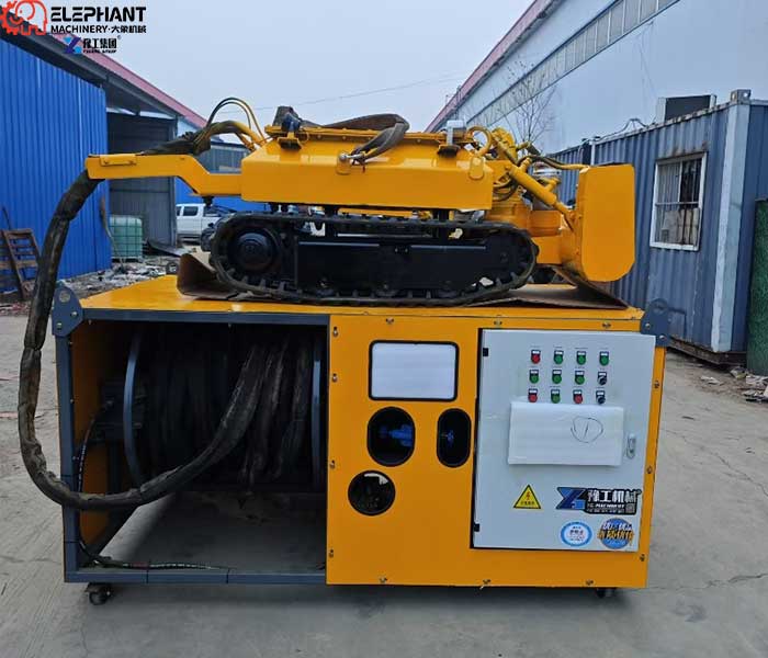 unmanned dredging robot
