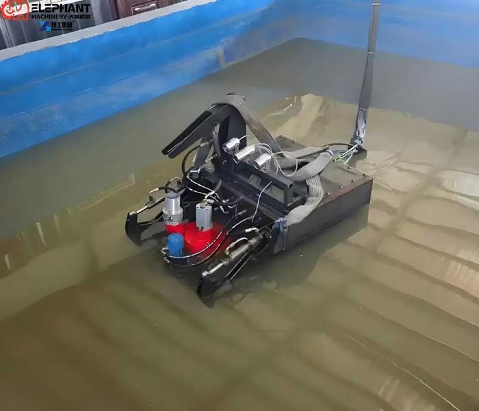 wastewater tank cleaning robot for sludge removal