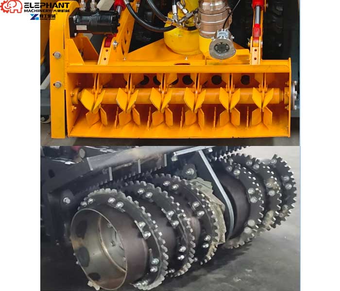 Dredging robot with front-end cutting head for heavy sludge removal