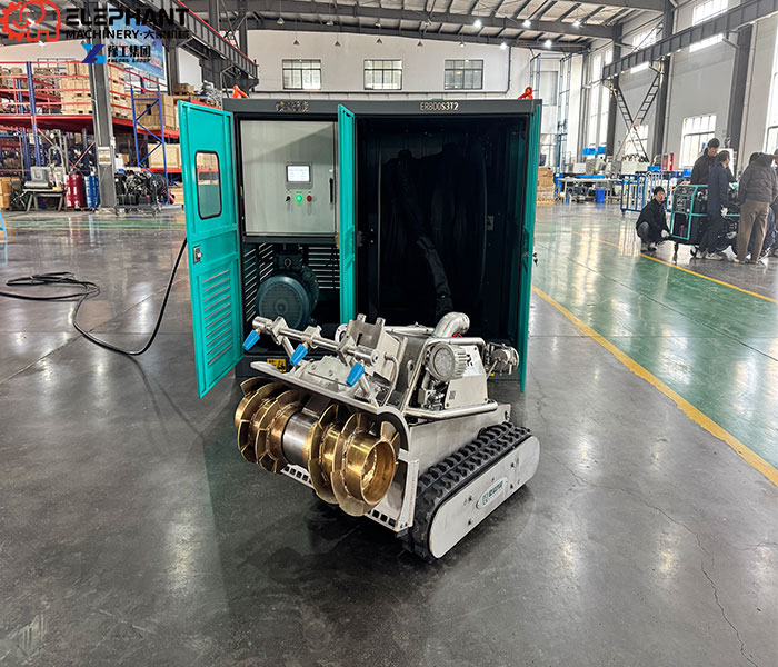 intelligent dredging robot for sludge removal