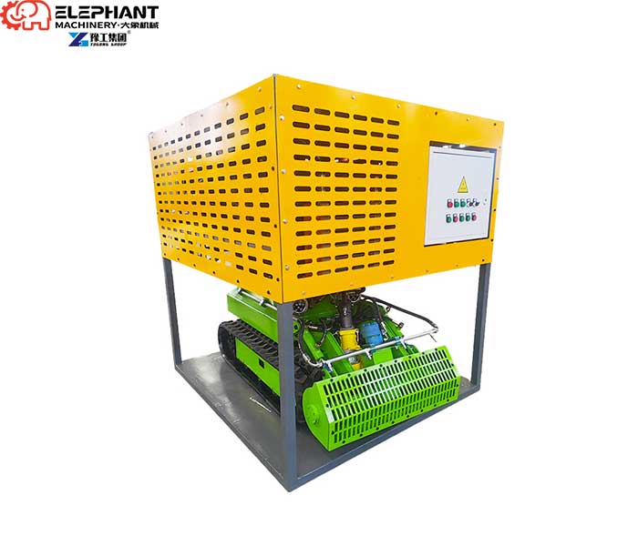 remote control silt removal robot operation