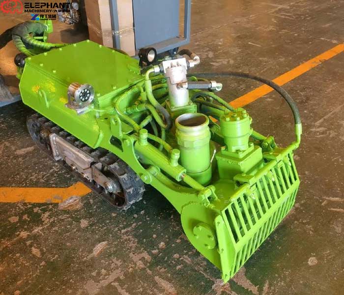 remote controlled desilting robot