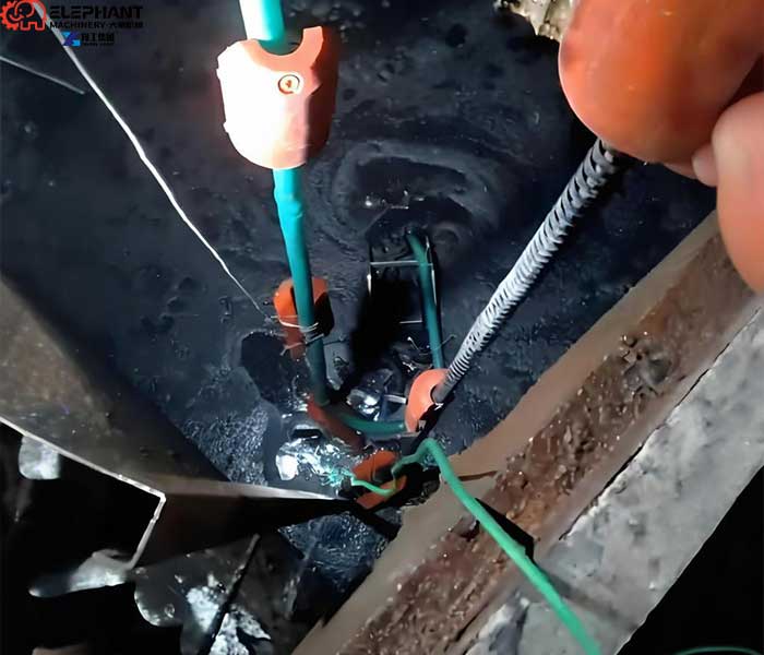 Remote-controlled sludge removal robot used in wastewater tanks