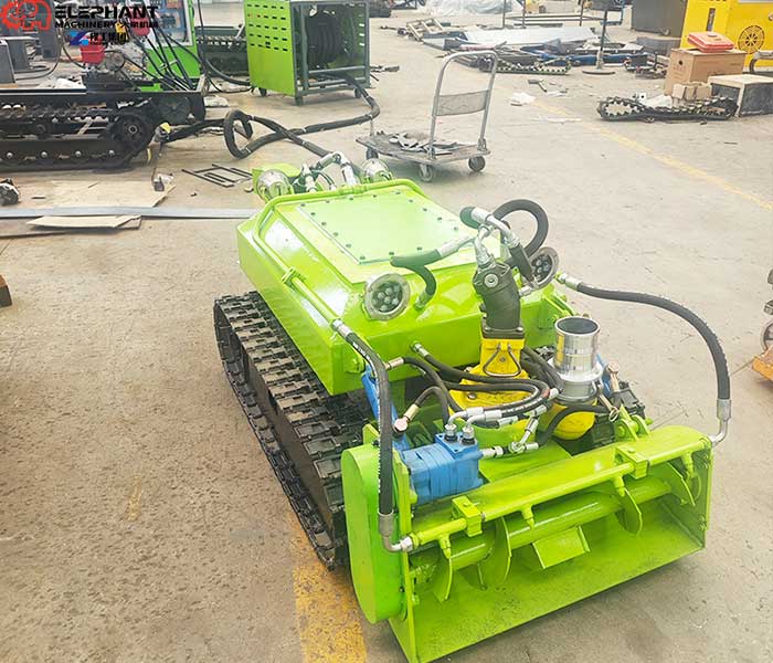 wastewater sludge removal robot