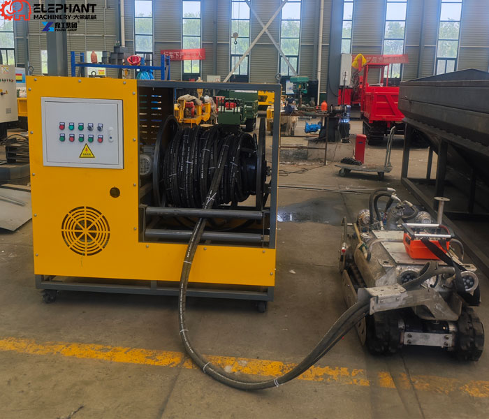Hydraulic slurry transfer pump for drainage pipe sediment removal with dredging robot