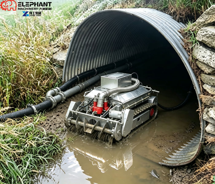 stormwater culvert sediment removal