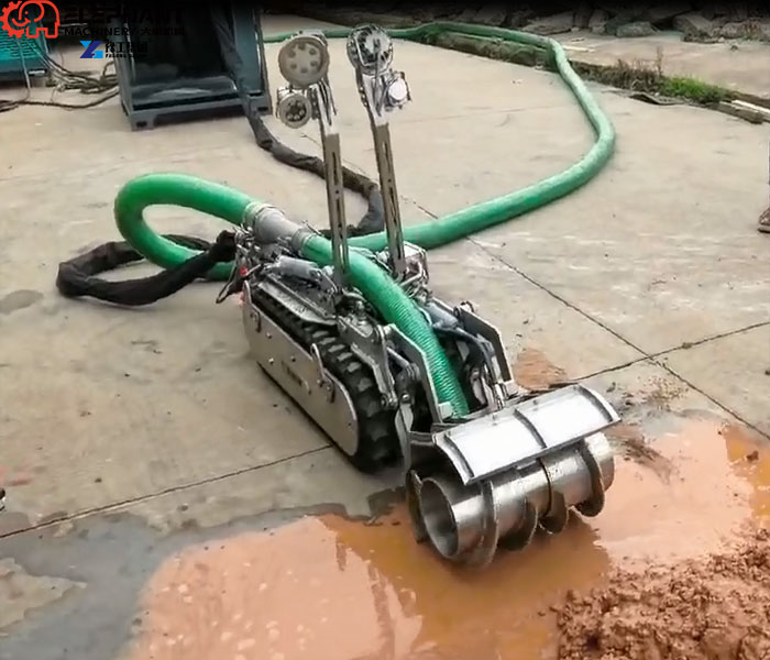 YG450 compact dredging robot for pump station sludge removal